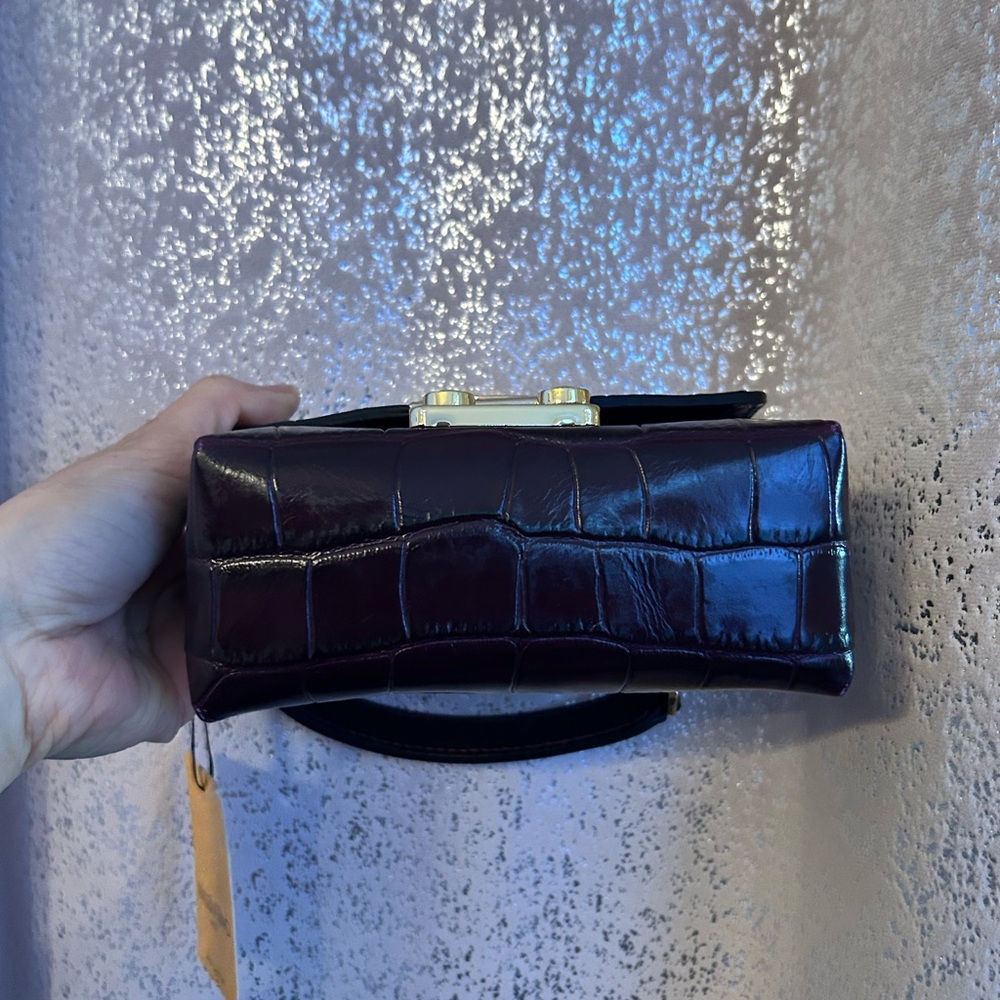 Valentino Croc-Embossed Crossbody Bag - Picture 6 of 12